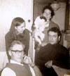 John with his parents and Michael at Sunnyside, Twyford - Boxing Day 1974