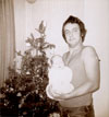 John with nephew Matthew - Christmas 1975