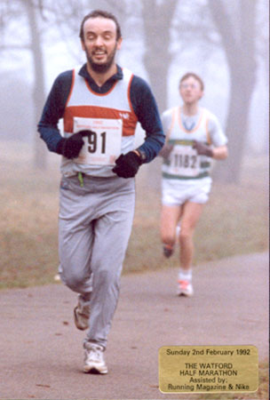 John in the Watford Half Marathon 1992 