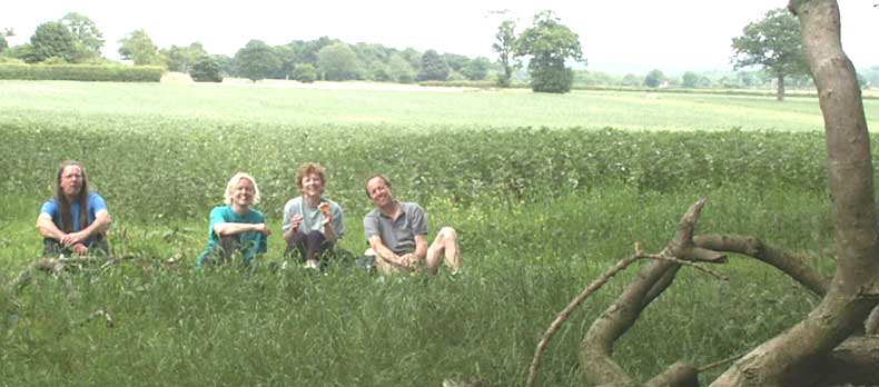 Beanfield lunch &copy;2003 Lesley Close