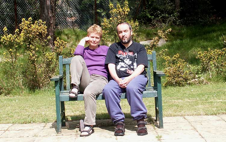 Lesley & John at Swiss Cottage Nursing Home, Leighton Buzzard