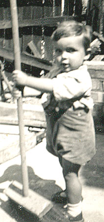 John, age 18 months, in 1949