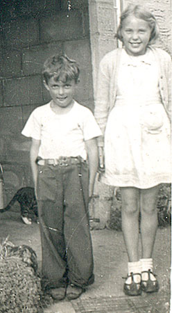 John and Margaret at 'Briar Lee', Garsington in 1954
