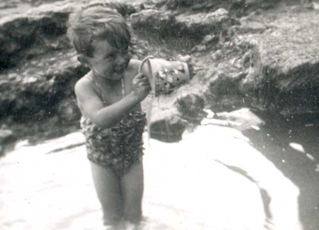 John at Seaburn on a holiday to Hylton in August 1951 