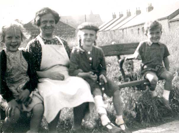 Margaret and John in Hylton in August 1951 